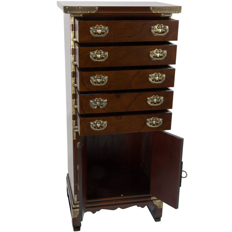 Oriental Furniture Korean 5 Drawer Chest Wayfair